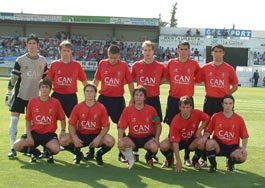 Equip inicial del Osasuna, foto: http://www.webdebaza.com/cdbaza.htm